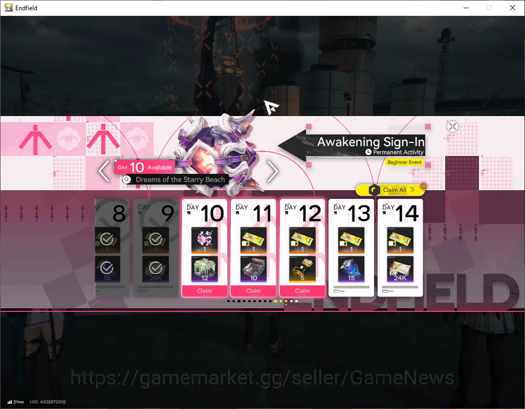 Arknights: Endfield Accounts ASIA|Lv2|Fresh Starter|SSR2(1Limit)+2(*6Weapon)|Zh image 15