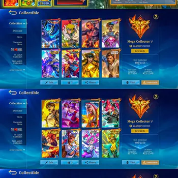 Mobile Legends: Bang Bang Accounts High Rank GUSION MAIN | Minato Gus, Kof Gus, Prime granger | AOT Yin | ling  newbeast Etc