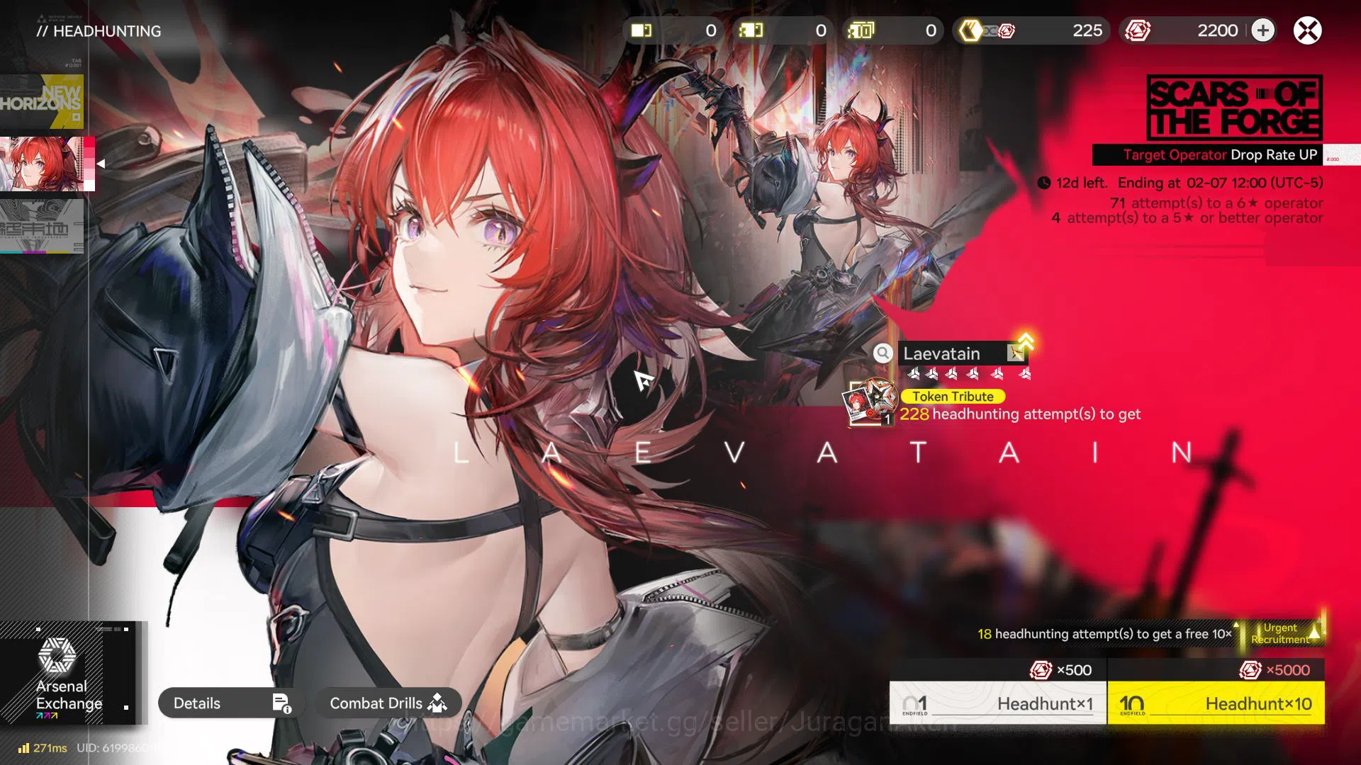 Arknights: Endfield Accounts NA/EU Lv 2 |Fresh Starter Meta SSR (Laevatain) + 5 SR Character + W6 (Valiant)|Male 6