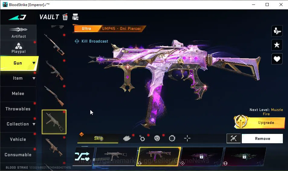Blood Strike Accounts ASIA|ETERNAL[Galil-Noxdra Lv3,Vector-Shadowdrake L image 10