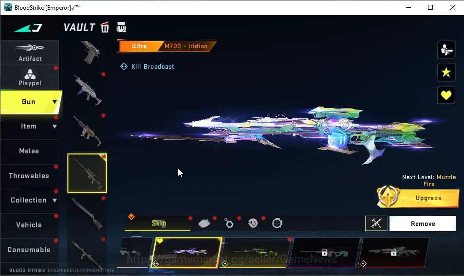 Blood Strike Accounts ASIA|ETERNAL[Galil-Noxdra Lv3,Vector-Shadowdrake L image 15