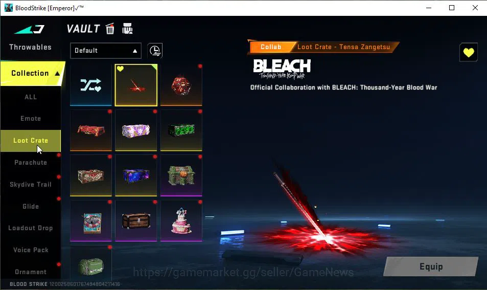 Blood Strike Accounts ASIA|ETERNAL[Galil-Noxdra Lv3,Vector-Shadowdrake L image 7
