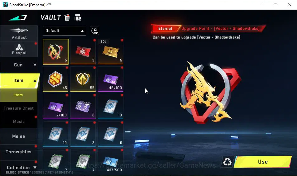 Blood Strike Accounts ASIA|ETERNAL[Galil-Noxdra Lv3,Vector-Shadowdrake L image 9