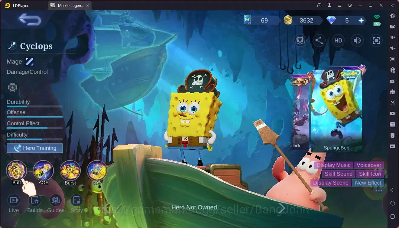 Mobile Legends: Bang Bang Accounts Global|Hero 60|Skin 53|Seasoned|Prime Granger|Spon image 4