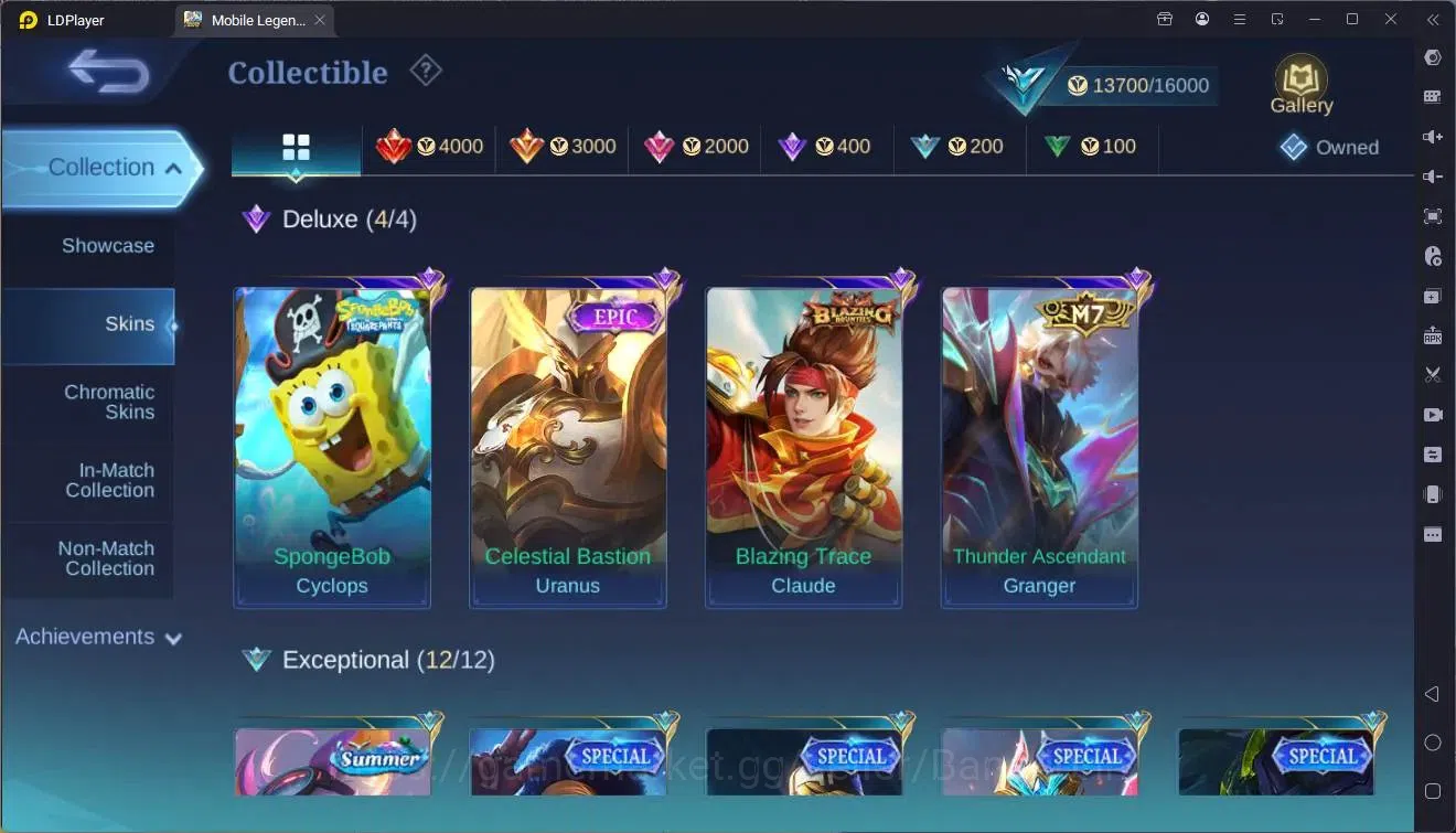 Mobile Legends: Bang Bang Accounts Global|Hero 60|Skin 53|Seasoned|Prime Granger|Spon image 7