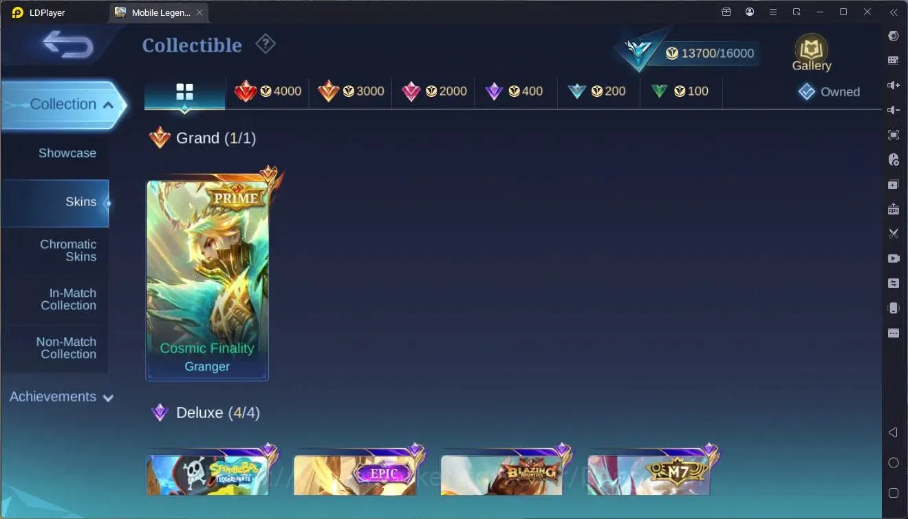 Mobile Legends: Bang Bang Accounts Global|Hero 60|Skin 53|Seasoned|Prime Granger|Spon image 8