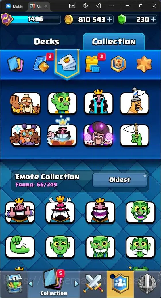 Clash Royale Accounts Mobile |CL 1496|KTL 14 |8500 Trophy|121 Card|8 Cha image 13