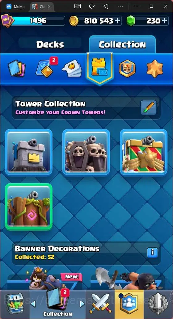 Clash Royale Accounts Mobile |CL 1496|KTL 14 |8500 Trophy|121 Card|8 Cha image 14