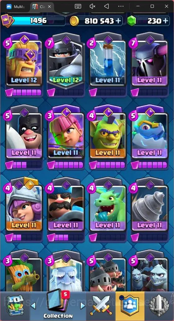 Clash Royale Accounts Mobile |CL 1496|KTL 14 |8500 Trophy|121 Card|8 Cha image 9