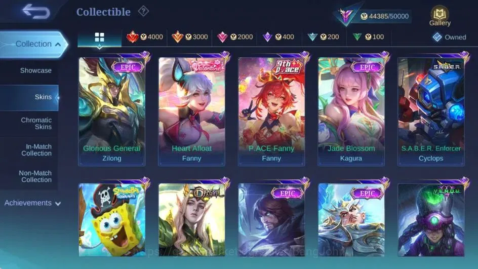 Mobile Legends: Bang Bang Accounts Global|Hero 129|Skin 219|Renowned|Collector Natali image 10