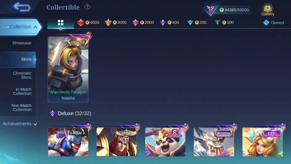 Mobile Legends: Bang Bang Accounts Global|Hero 129|Skin 219|Renowned|Collector Natali image 12