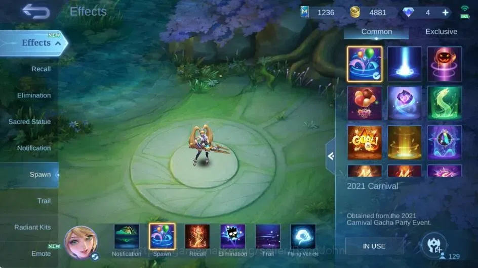 Mobile Legends: Bang Bang Accounts Global|Hero 129|Skin 219|Renowned|Collector Natali image 3