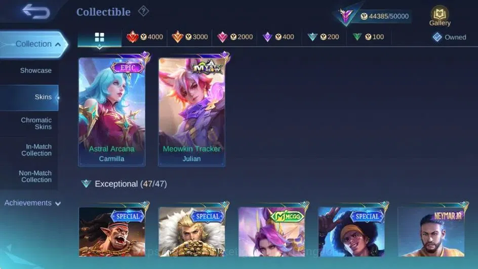 Mobile Legends: Bang Bang Accounts Global|Hero 129|Skin 219|Renowned|Collector Natali image 5
