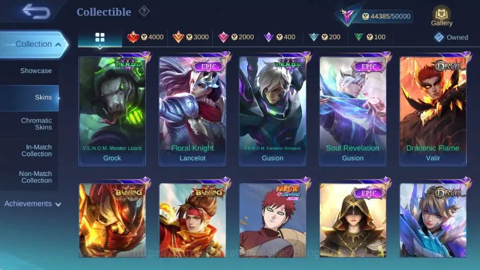 Mobile Legends: Bang Bang Accounts Global|Hero 129|Skin 219|Renowned|Collector Natali image 8