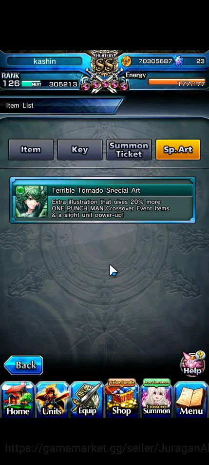 Grand Summoners Accounts Mid-Game Global|Rank 126|1 SP Art|15 Ascend|[WH Fen,Jay,Chloe,DLS Rimuru]+TW 2