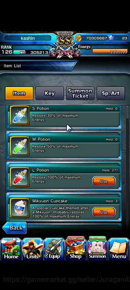 Grand Summoners Accounts Mid-Game Global|Rank 126|1 SP Art|15 Ascend|[WH Fen,Jay,Chloe,DLS Rimuru]+TW 6