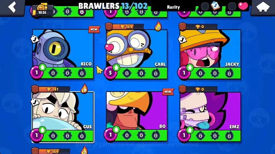 Brawl Stars Accounts 1026 Trophy|2,1K Bling|13 Brawlers 2 Max Lvl [Shelly,Nita]| 1 Epic Skin [Stellar Shelly] |CN ON|BRS1194 9