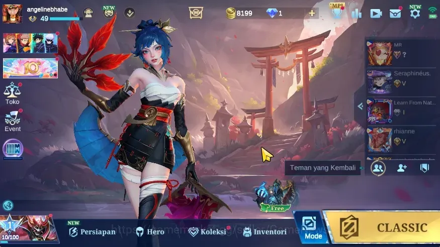 Mobile Legends: Bang Bang Accounts Collector Hero 69 Skin 55|Collector Jawhead,MPL Brody,AllStar Yu Zhong,Golden Month 1