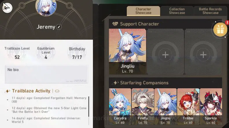 Honkai Star Rail Accounts Asia|TL 52|8 Limited|Cerydra,Firefly,Tribbie,Dan H image 2