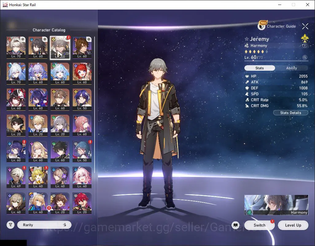 Honkai Star Rail Accounts Asia|TL 52|8 Limited|Cerydra,Firefly,Tribbie,Dan H image 4