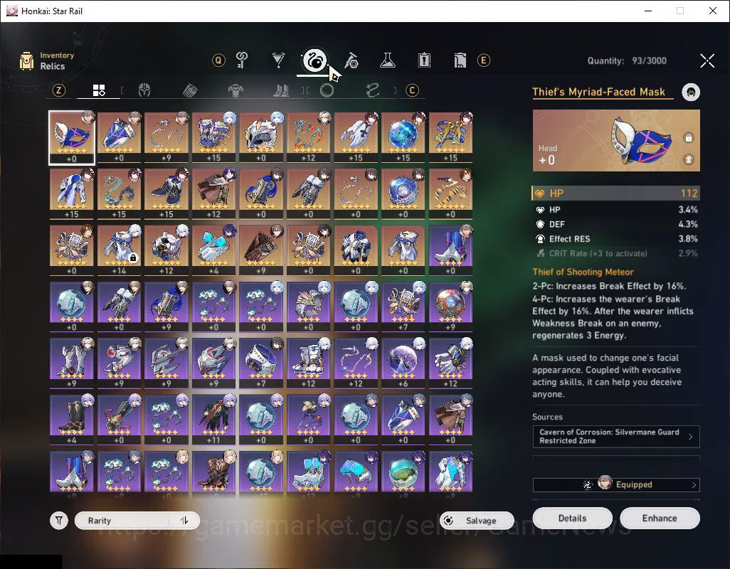 Honkai Star Rail Accounts Asia|TL 52|8 Limited|Cerydra,Firefly,Tribbie,Dan H image 7