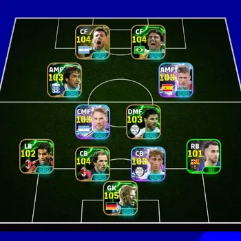 eFootball Accounts Others Android|PW 3193|Frank Lampard BigT,David Beckham BigT,Dean Huijsen ShowT,Gabriel Batistuta