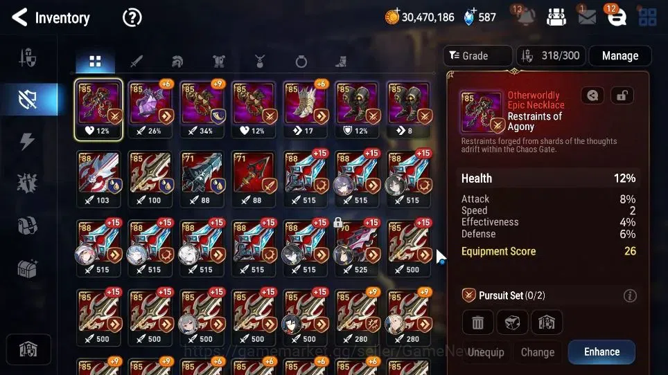 Epic Seven Accounts GLOBAL UnVerif|13 ML(Salome,NM Luna,LC Bellona,Etc image 17