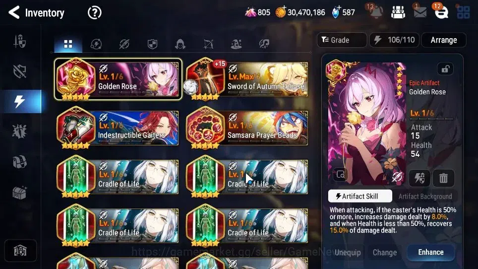 Epic Seven Accounts GLOBAL UnVerif|13 ML(Salome,NM Luna,LC Bellona,Etc image 18
