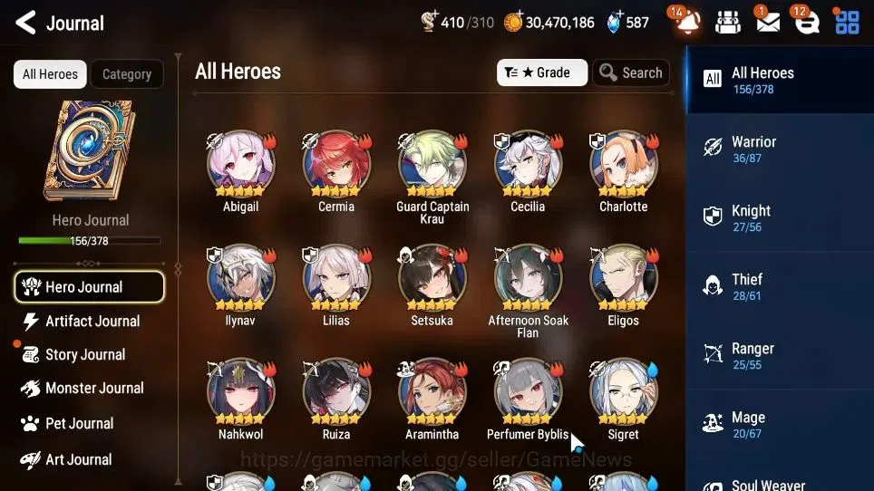 Epic Seven Accounts GLOBAL UnVerif|13 ML(Salome,NM Luna,LC Bellona,Etc image 7
