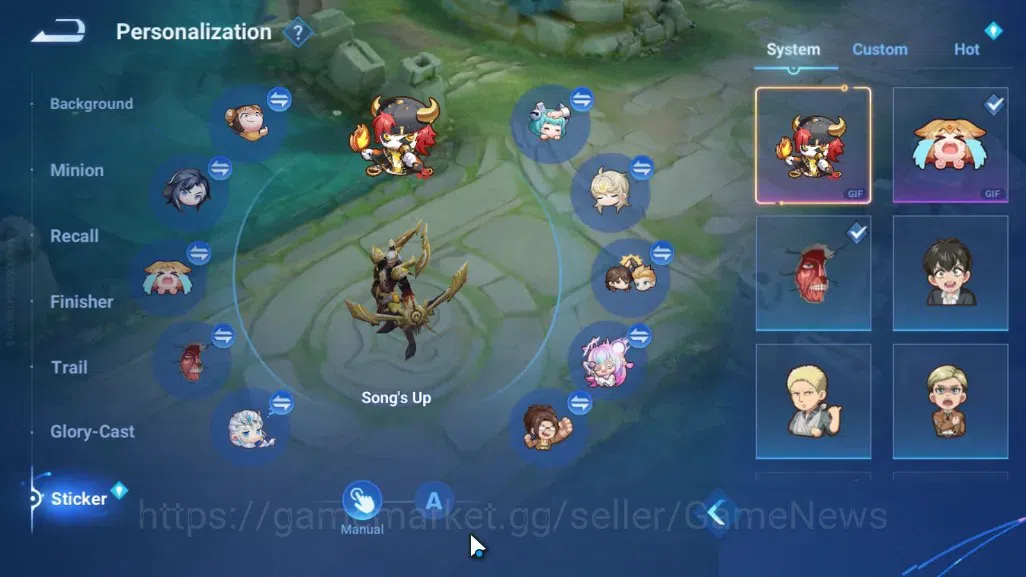 Honor of Kings Accounts Hero 41 Skin 25|3 Collab AOT Eren,Annie,Heino,4 Ep image 11