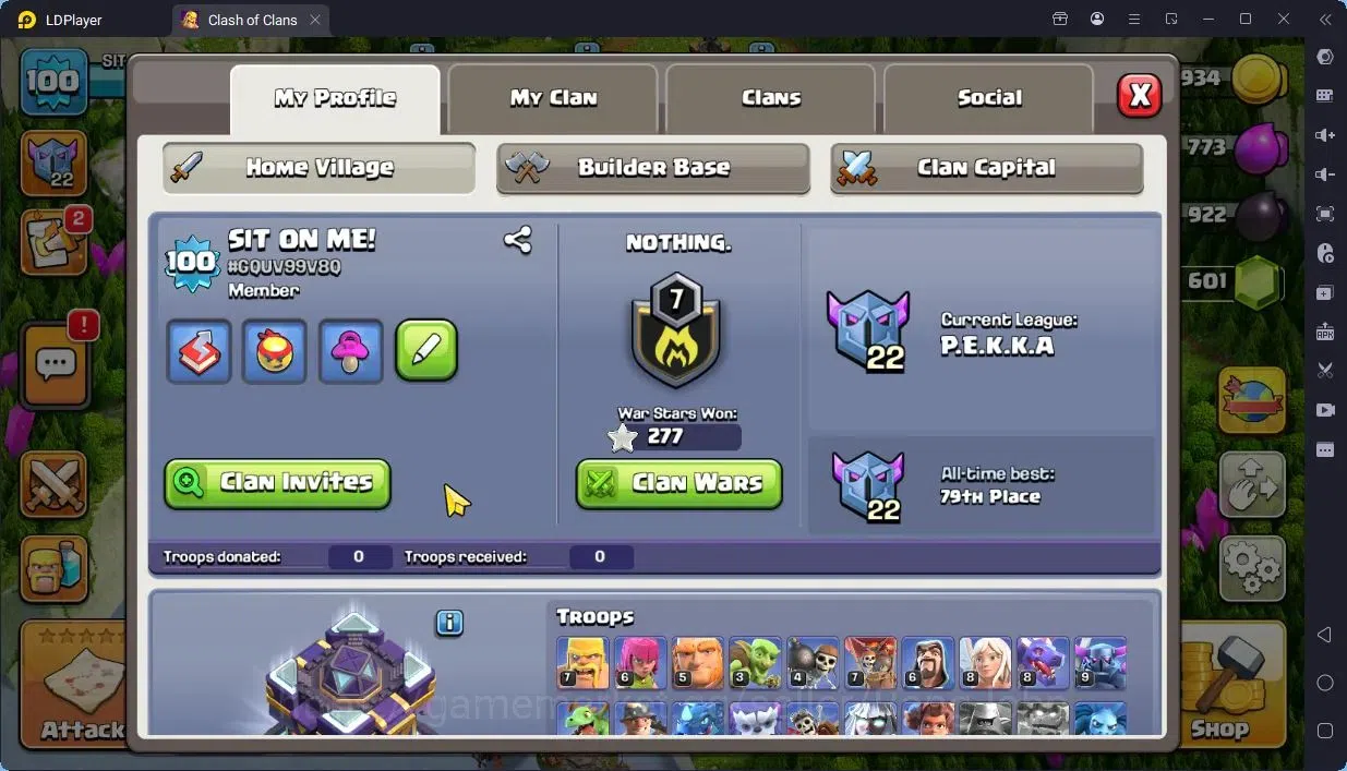 Clash of Clans Accounts High-End TH15-BH6 |Lv.100 |BK46,AQ57,MP50,GW33,RC24,DD10 |BM3 |4 Legend & 4 Gold Skins |601 Gem 1