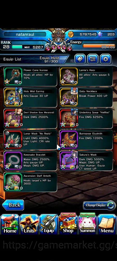 Grand Summoners Accounts Global|Rank 28|Starter 5 Ascend|Emiya,Orvell D.Gra image 13