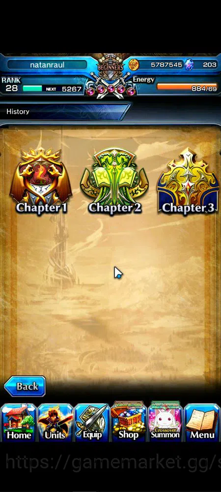 Grand Summoners Accounts Global|Rank 28|Starter 5 Ascend|Emiya,Orvell D.Gra image 5