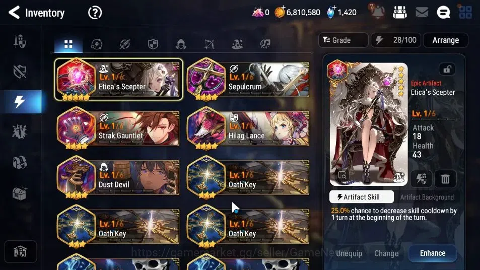 Epic Seven Accounts GLOBAL Unverif|New Era|2 ML(Rhiana NLucel,EW Ludwi image 14