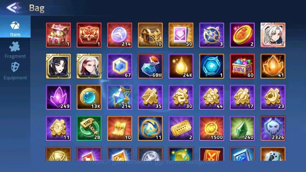 Mobile Legends: Adventure Accounts Global |LV 65| 2153K Power|Vip5 |Camp 32-5| 2 UR [ image 11