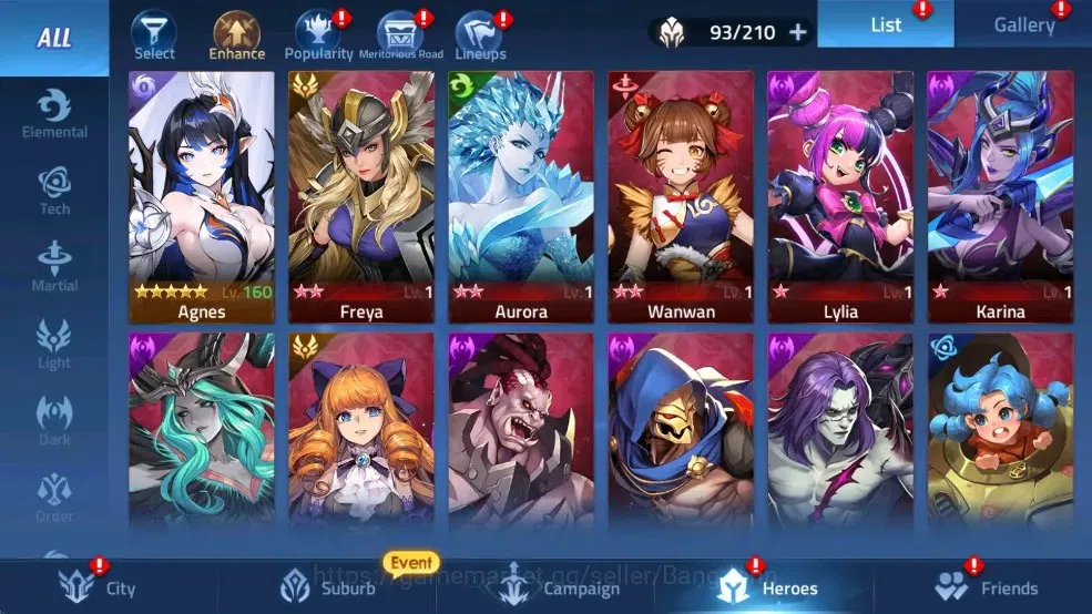 Mobile Legends: Adventure Accounts Global |LV 65| 2153K Power|Vip5 |Camp 32-5| 2 UR [ image 5