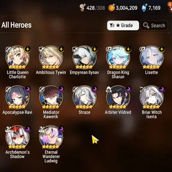 Epic Seven Accounts High-End GLOBAL Verif|12 ML(Lisette,EM Ilynav,BW Iseria,AB Vildred,etc)+Aram,Estelle,etc|AUTO