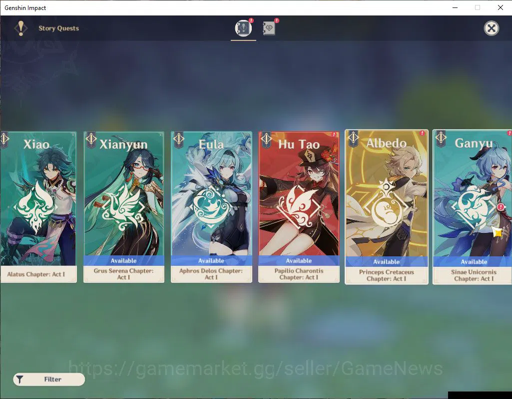 Genshin Impact Accounts ASIA|AR 43|3 Limited+23(*4Character)|Lauma,Kazuha, image 10
