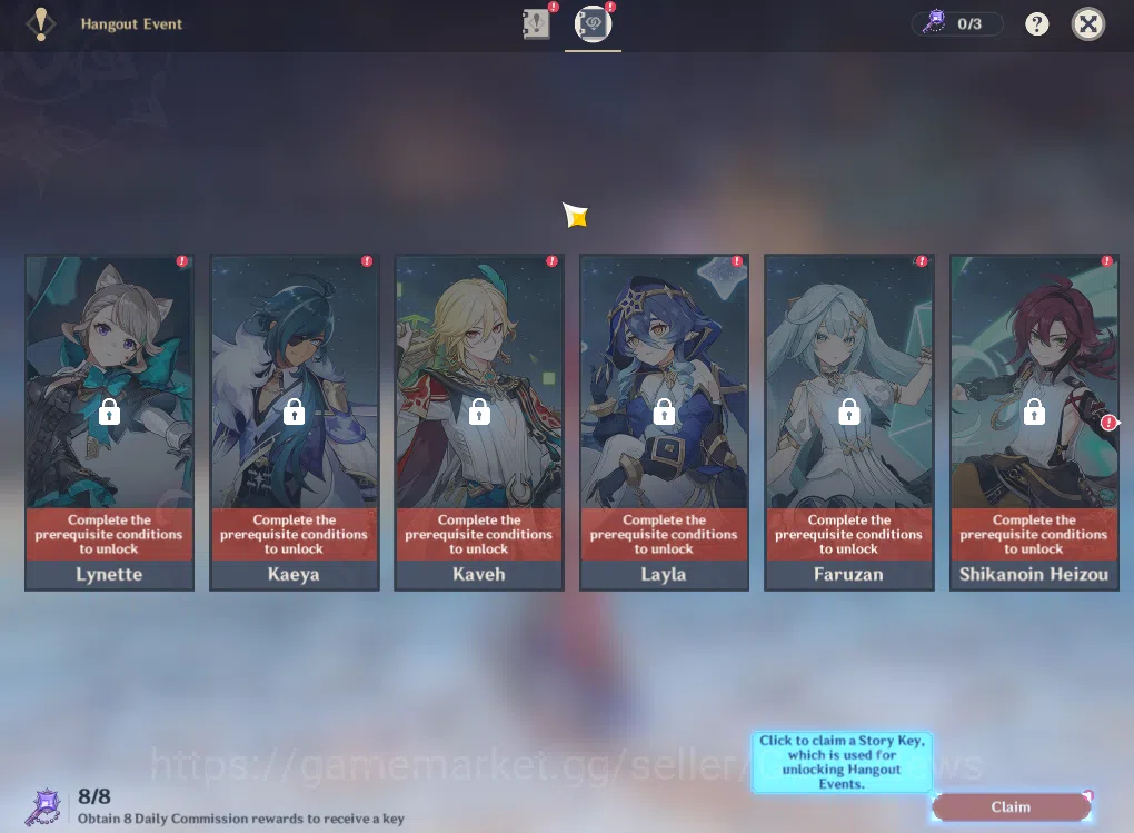Genshin Impact Accounts ASIA|AR49|3Limited+3(*5Weapon)|Yelan,Lauma,Linnea, image 16