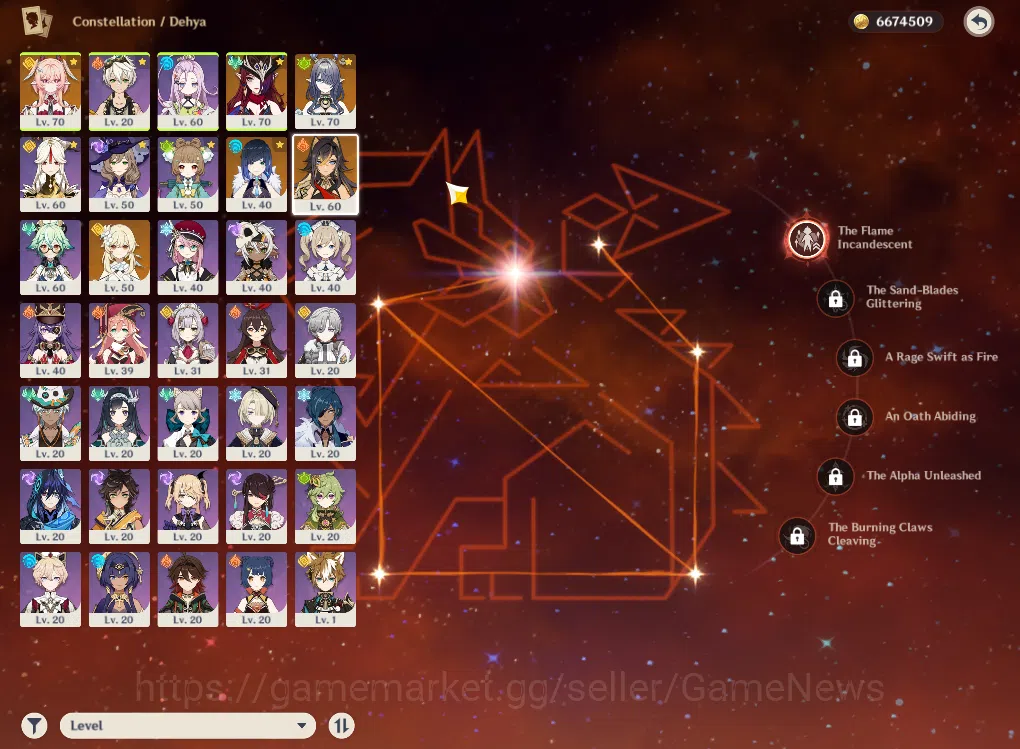 Genshin Impact Accounts ASIA|AR49|3Limited+3(*5Weapon)|Yelan,Lauma,Linnea, image 3