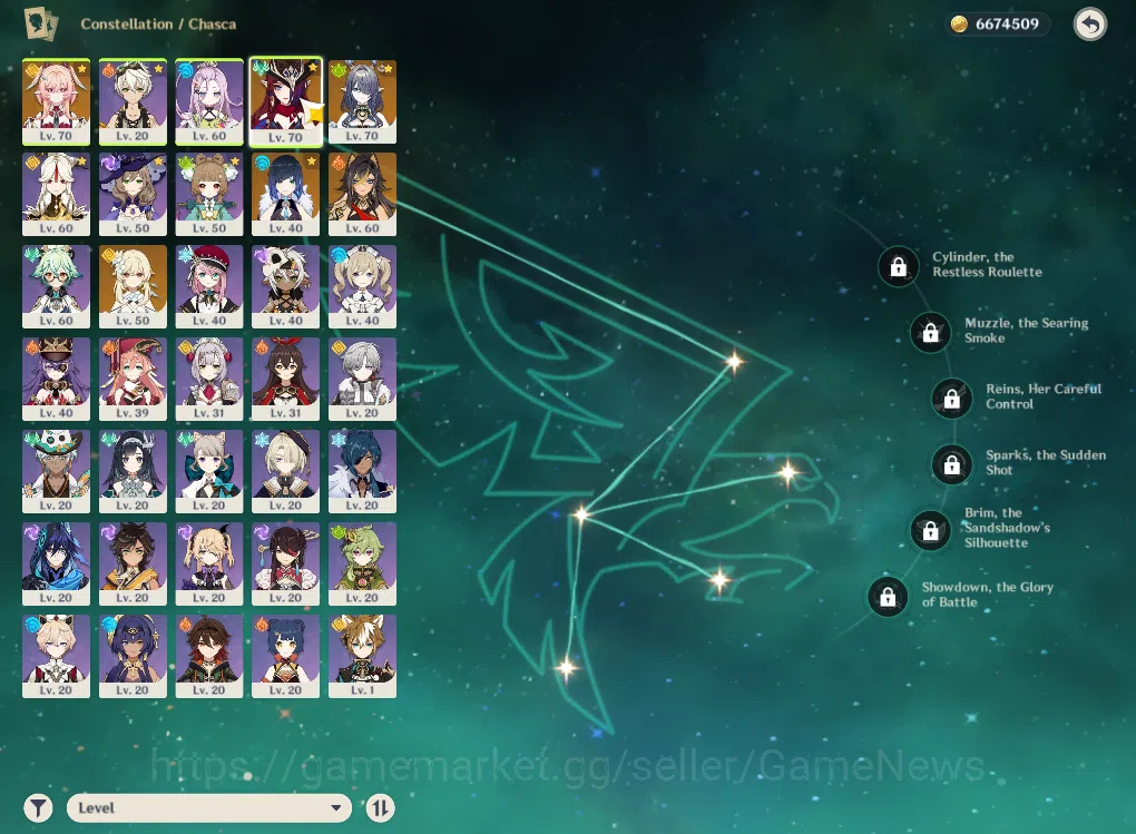 Genshin Impact Accounts ASIA|AR49|3Limited+3(*5Weapon)|Yelan,Lauma,Linnea, image 5