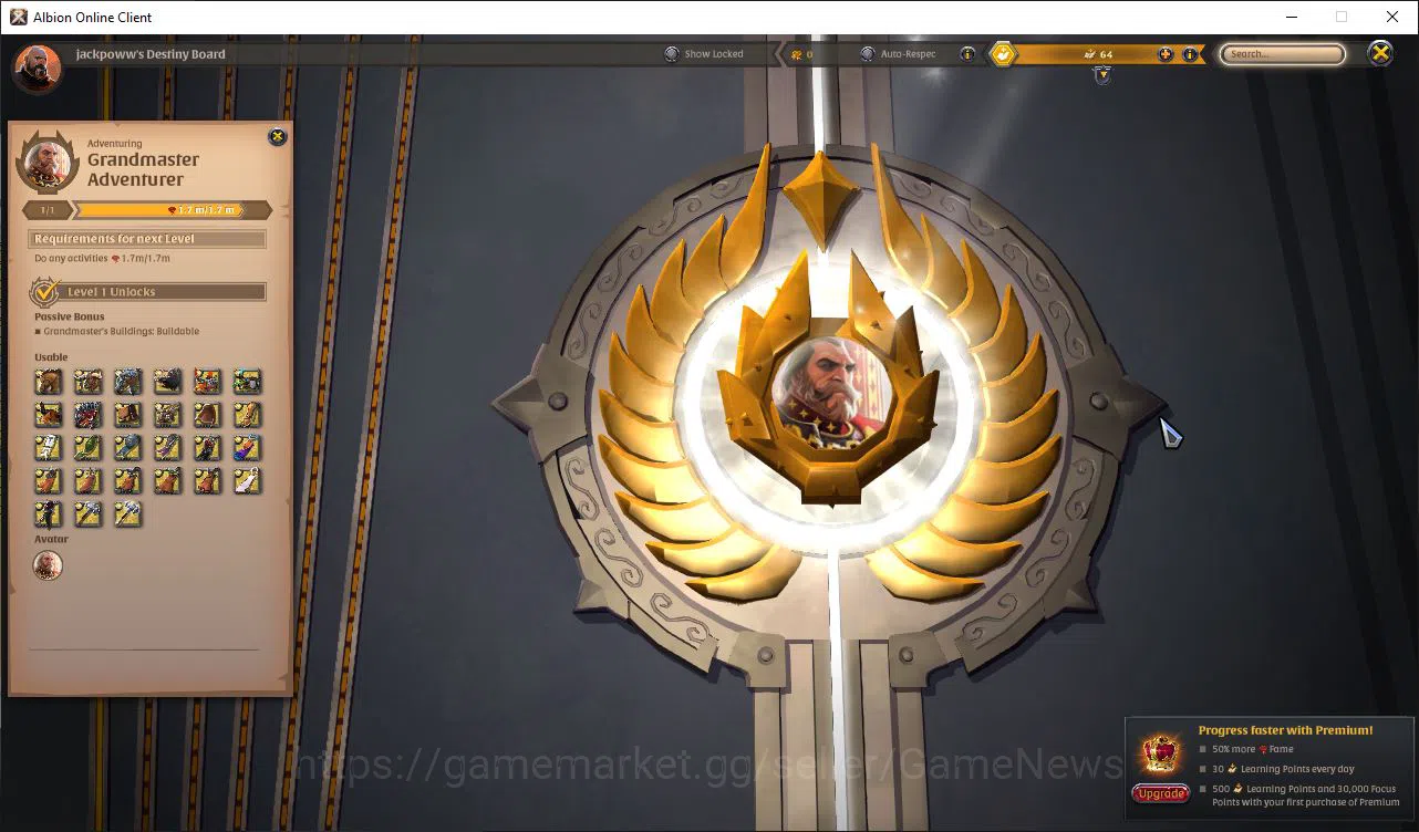 Albion Online Accounts ASIA|3,21M Total Fame -9,01M Silver|T8 Ore Miner-T image 11