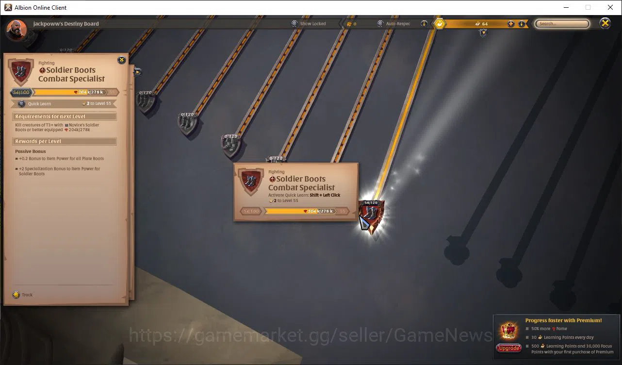 Albion Online Accounts ASIA|3,21M Total Fame -9,01M Silver|T8 Ore Miner-T image 6