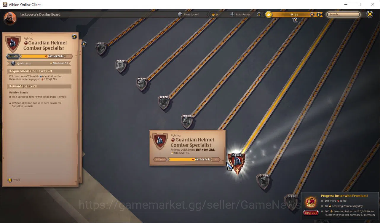 Albion Online Accounts ASIA|3,21M Total Fame -9,01M Silver|T8 Ore Miner-T image 7
