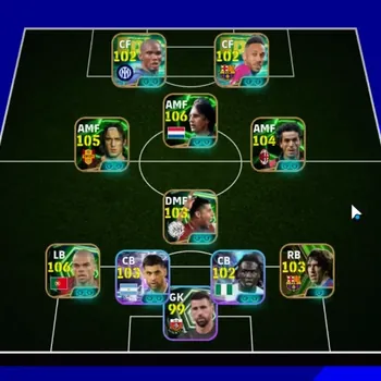 eFootball Accounts Legends & Iconic Players Android|Power 3200|18 Epic(Johan