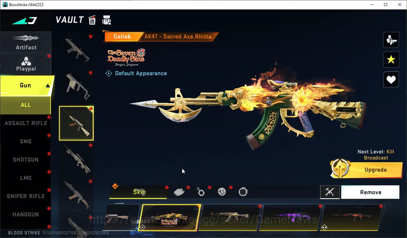 Blood Strike Accounts ASIA|Collab 7DS [AK47-Rhita,Karl98,QBZ95],BLEACH B image 9
