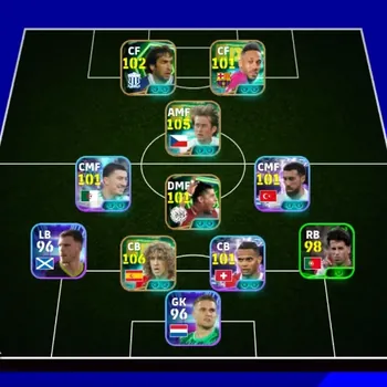 eFootball Accounts Legends & Iconic Players Android|Power 3138|10 Epic Carles Puyol,Tomas Rosicky,Eriic Cantona,Frank
