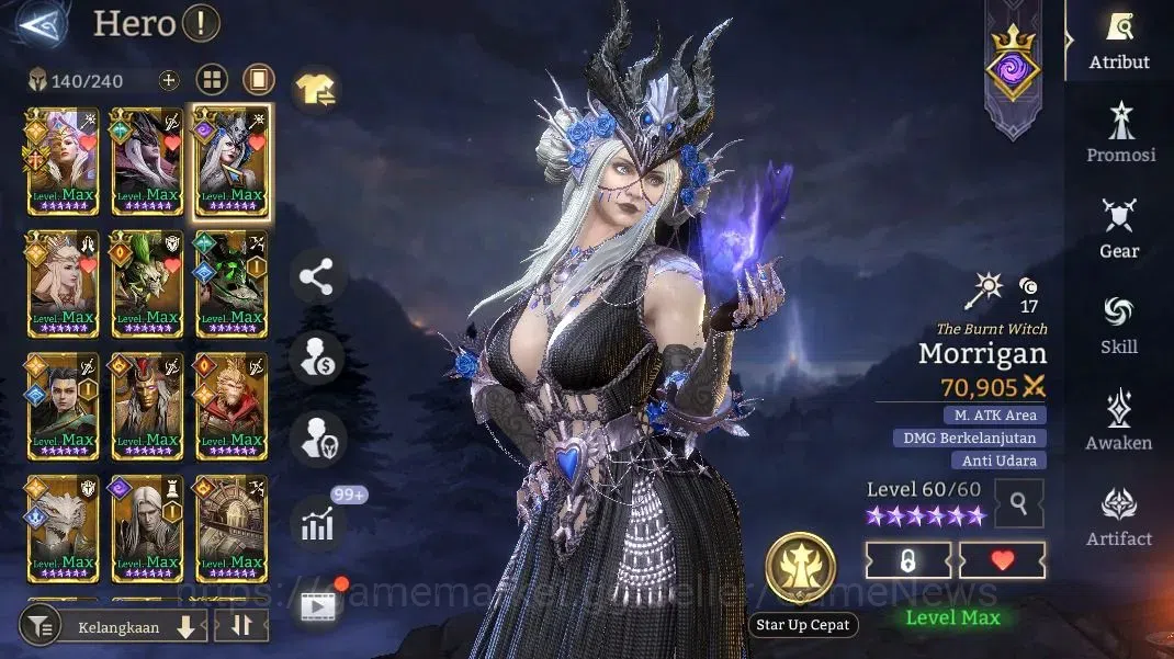 Watcher of Realms Accounts GLOBAL 60x|Lv62|3.35M Power|11 Lord[IngridA6,Arach image 10