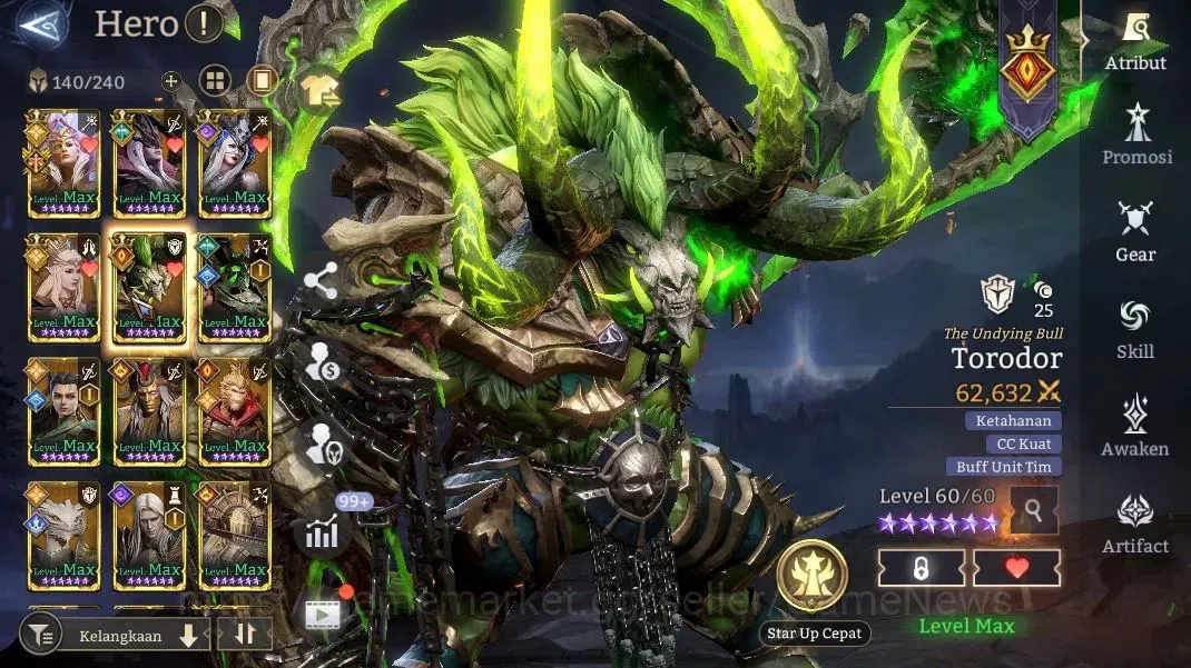 Watcher of Realms Accounts GLOBAL 60x|Lv62|3.35M Power|11 Lord[IngridA6,Arach image 12