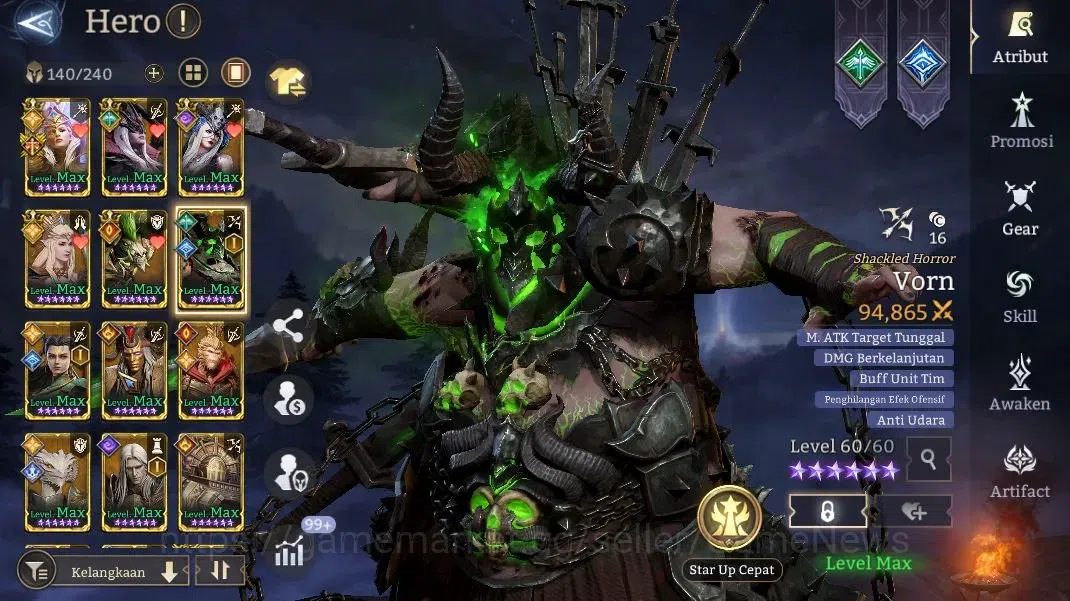 Watcher of Realms Accounts GLOBAL 60x|Lv62|3.35M Power|11 Lord[IngridA6,Arach image 13
